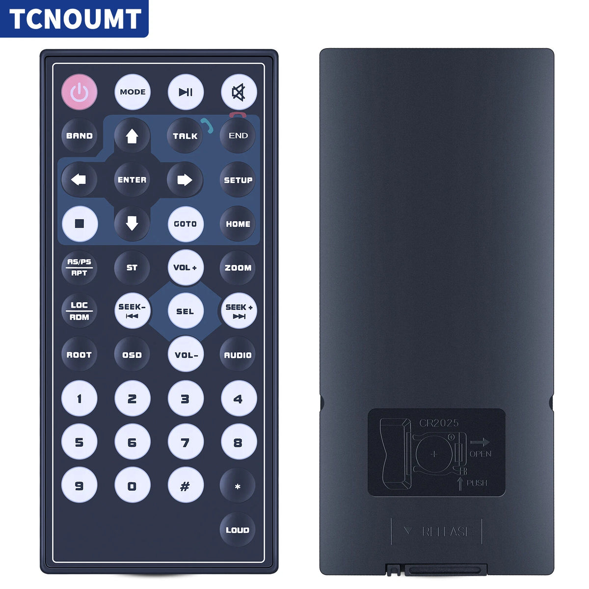 Remote Control For Dual Axxera AVM70, AVM80, AVM72NAV, AVM82NAV, AVM111NAV