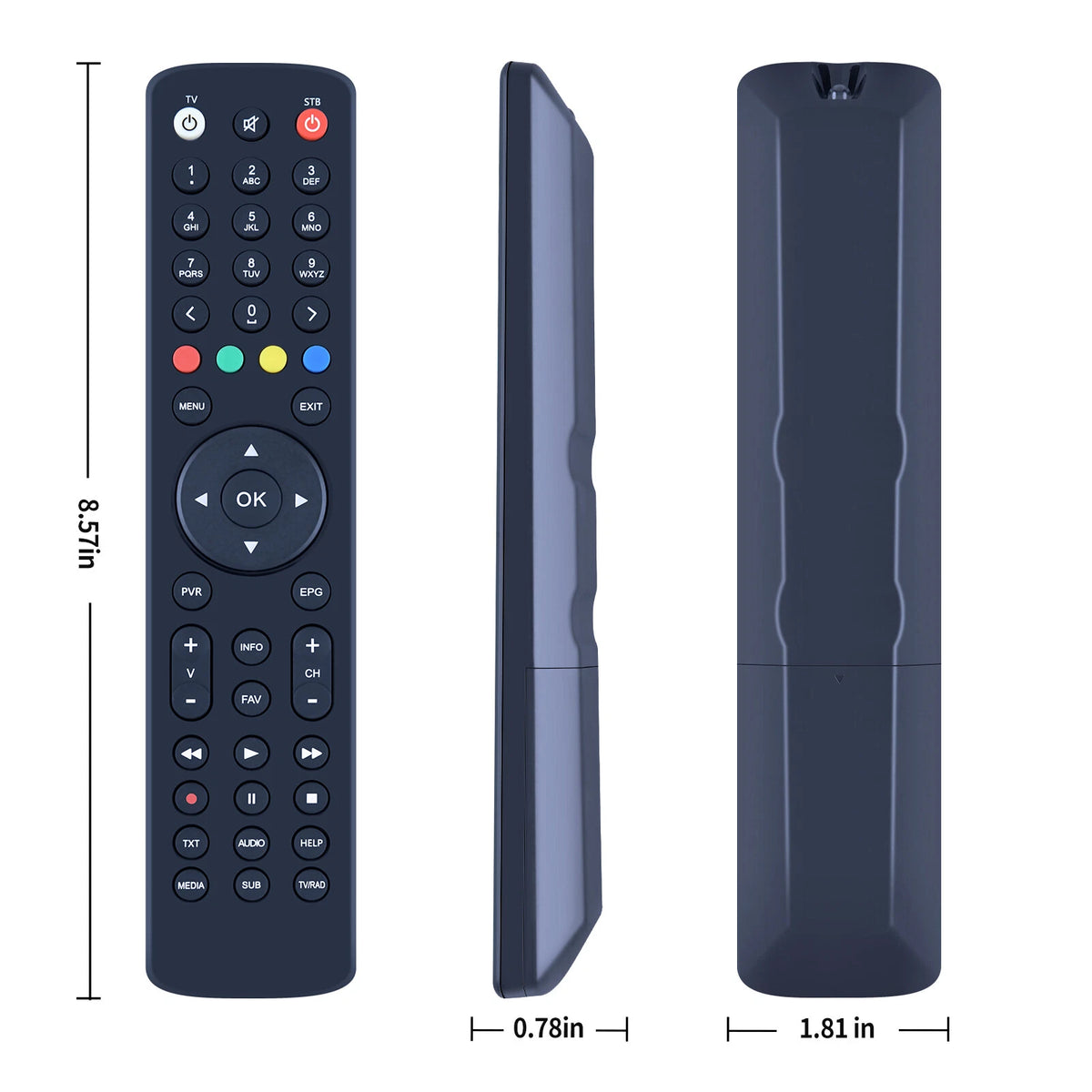 Replacement Remote Control For Pilot Cryptobox 600 652 650 700 750 Hd