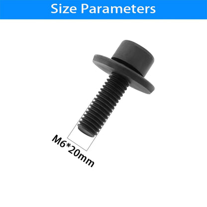 266133-3 XSS02 5620D 18v 6 ½ Cordless Saw Blade Screw M6 X 20 for Black