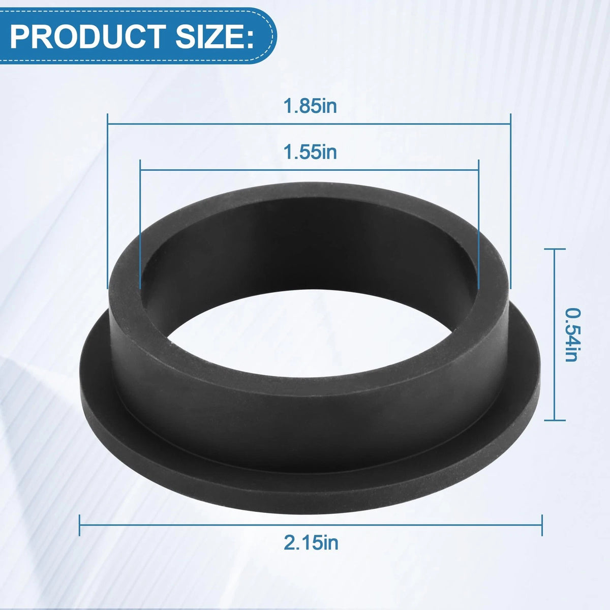 11228 L-Shape O-Ring Gasket Replacement for Intex Sand Filter Pumps Black