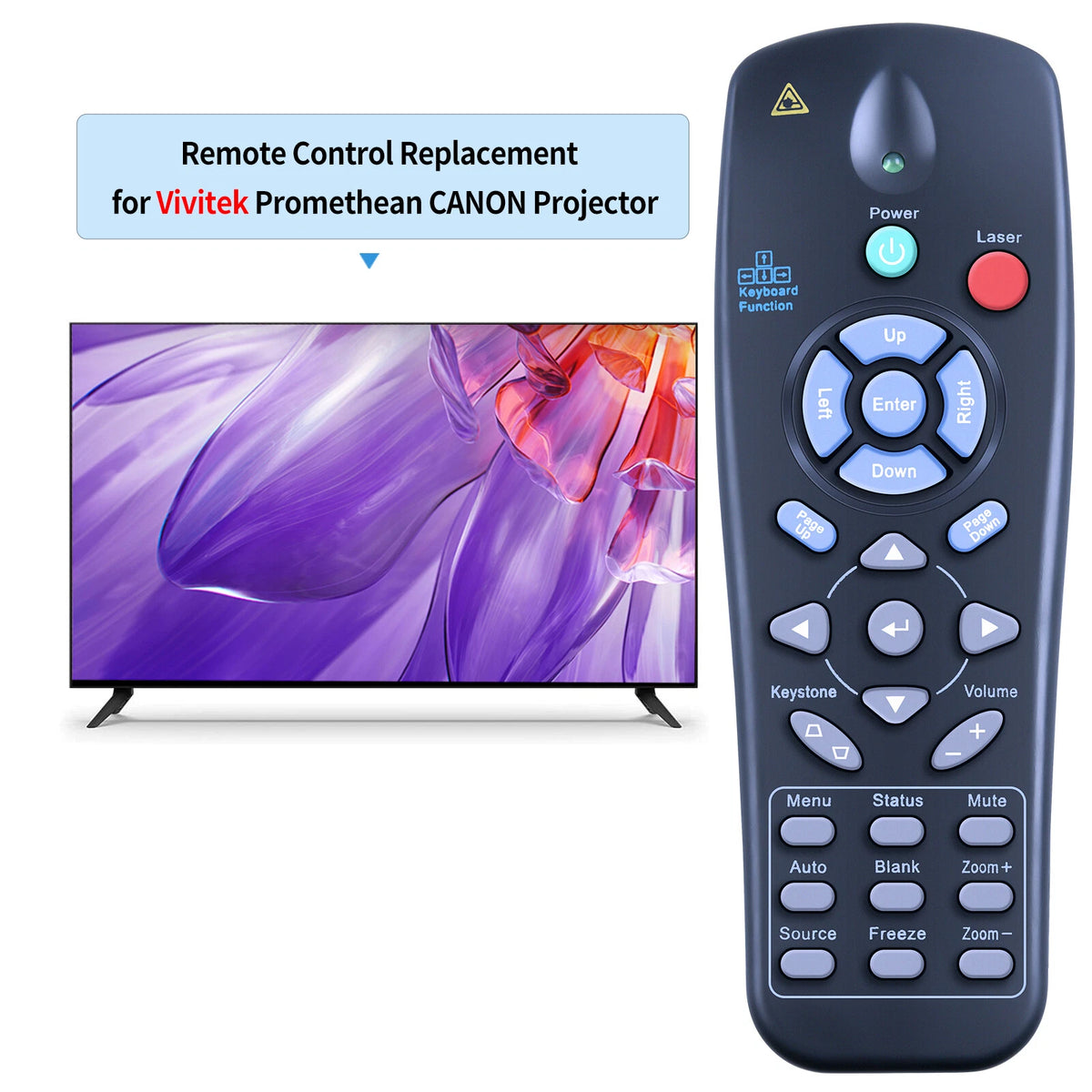 Remote Control For Promethean UST-P1C EST-P1-G PRM-42 PRM-45 DLP Projector
