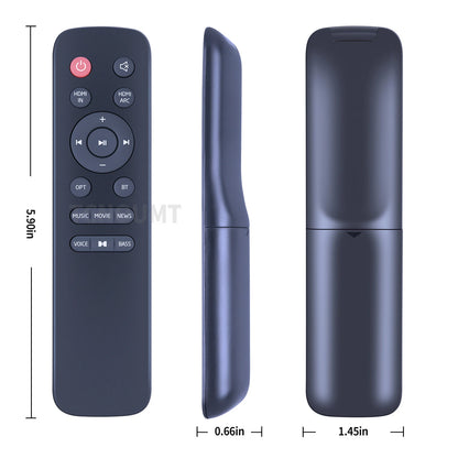 SB190 Replacement Remote Control For JBL Cinema SB190 2.1 Sound Bar System