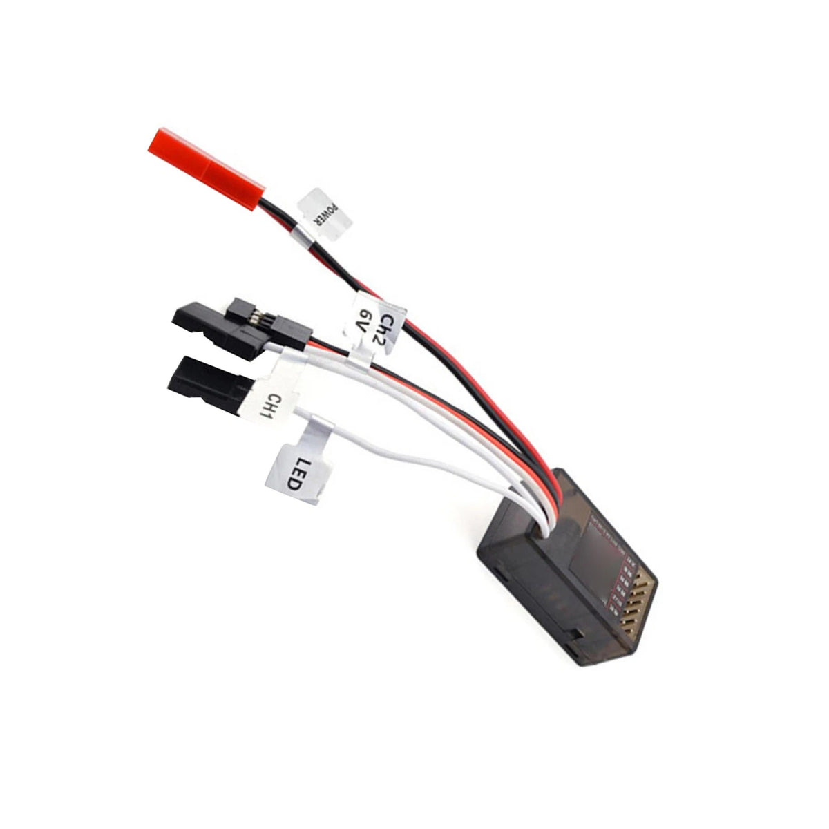 10A Brushed RC ESC 2s/3s Dual Way Brake LED Control for 1/28 1/24 RC Car Model d