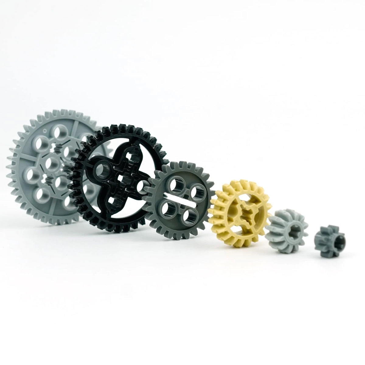 BroTex Technical Parts Pieces 1 inch x 1 x 0.98 inches, Gear Basic Set