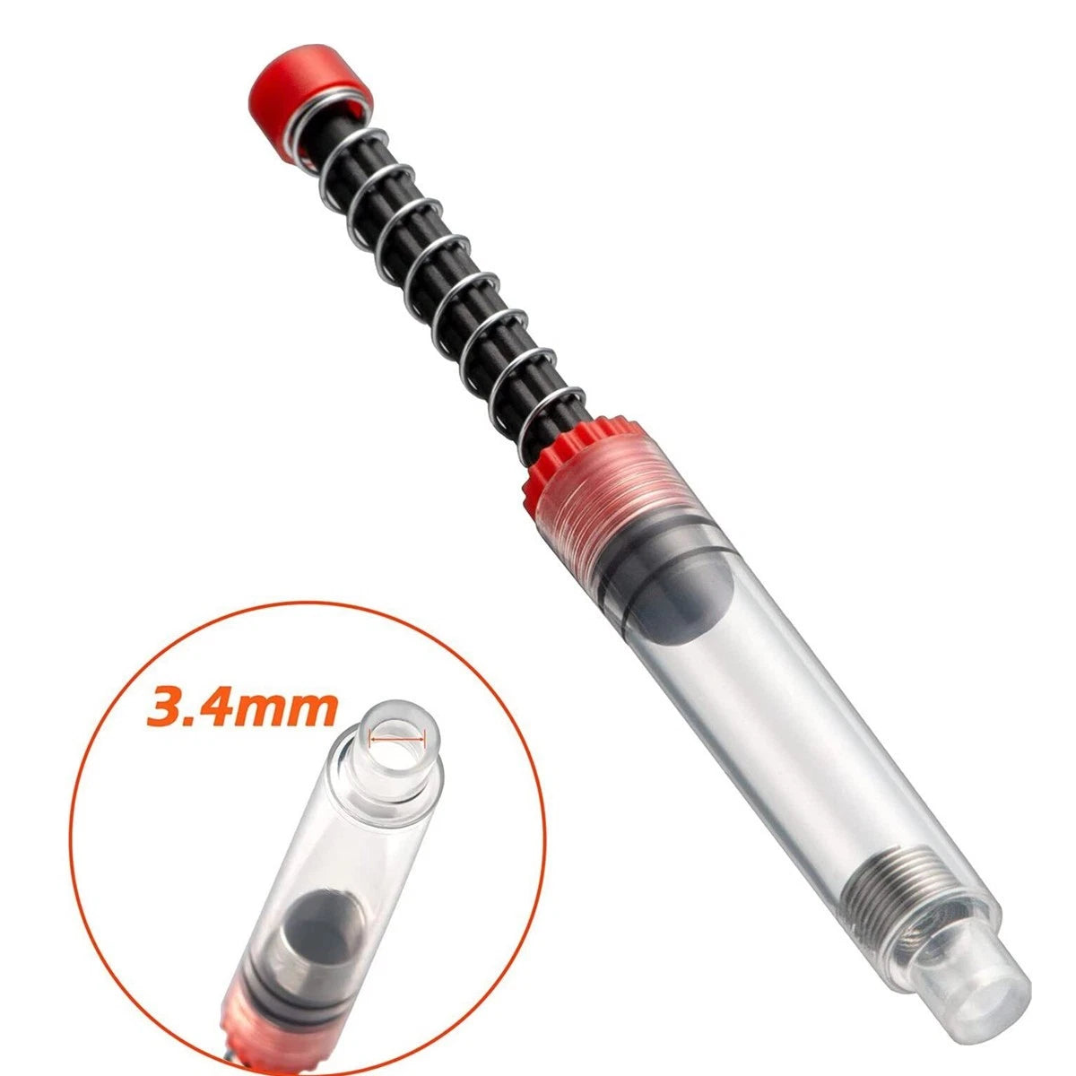 5Pcs 3.4mm Stainless Steel Fountain Pen Piston Converter Ink Sac Absorber Filler