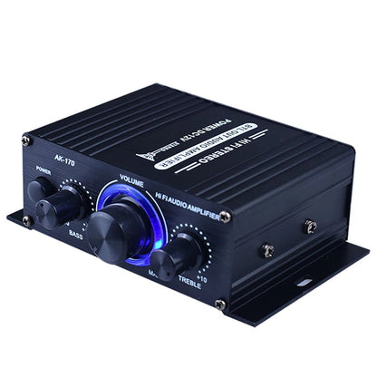 400W 2.0 Channel Powerful Stereo Audio Power Amplifier HiFi Bass Amp Car Home