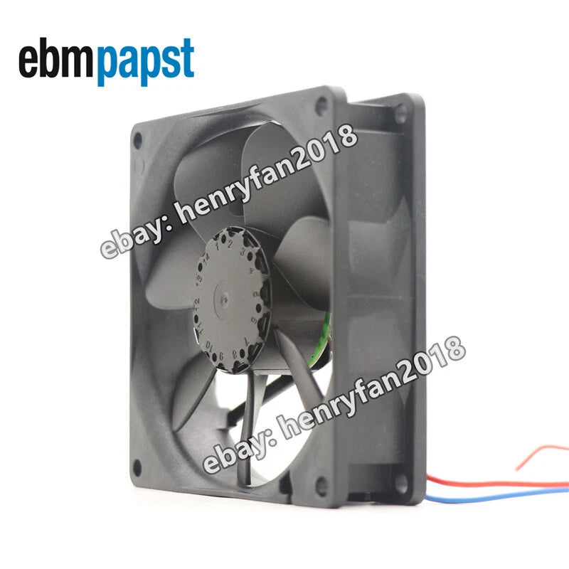 Ebmpapst 3418N Axial Fan DC 48V 51mA 2.4W 90*90*25MM 2-wire 82m3/h Cooling Fan