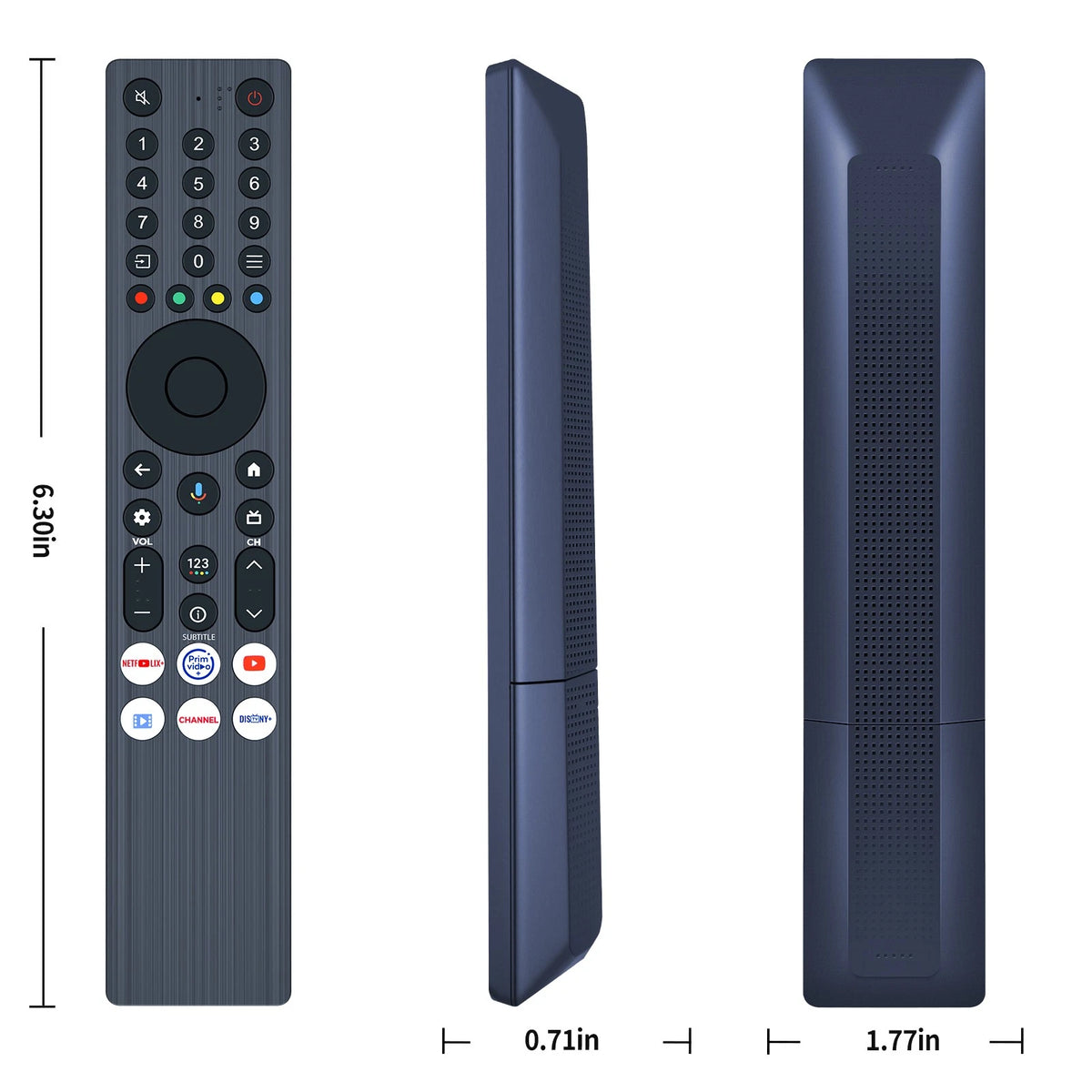 RC833A FMB1 Remote Control For TCL 32V5C-32 Inch Full HD Smart QLED Direct TV