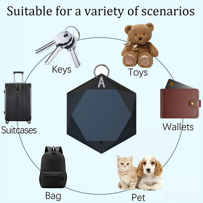 4-in-1 Key Finder Wireless Alarm Anti Lost Key Wallet Tag Tracker Accessories