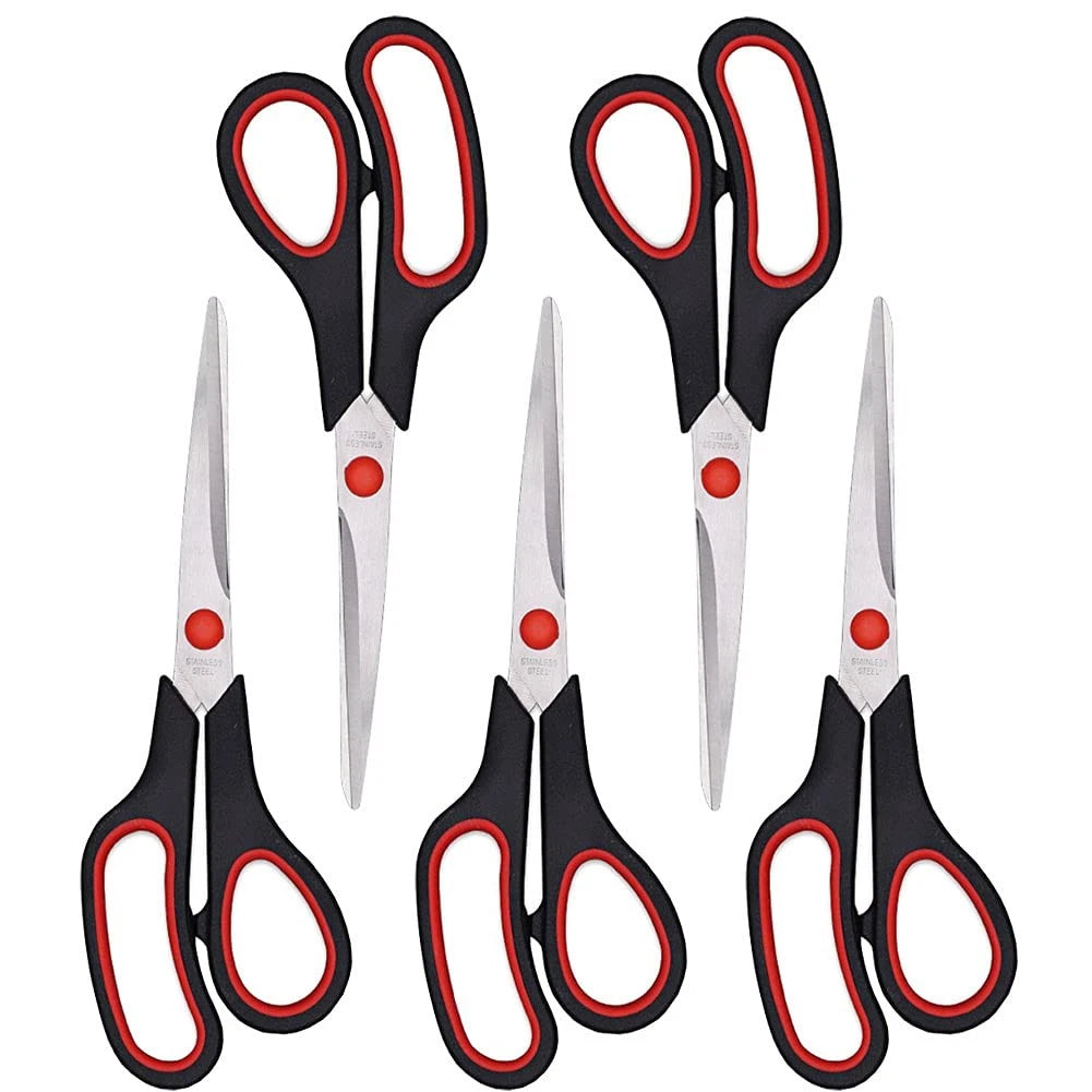 Scissors, Multipurpose office Scissors,8.5 Inch Ultra Sharp Shears, Black