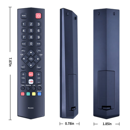 RC200 Remote Control For TCL E3800 S4700 Series TV
