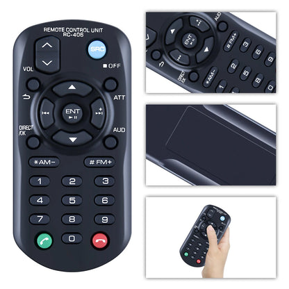 RC-406 For Kenwood CD Receiver Remote Control KDC-X704 KMR-D358 KDC-BT34