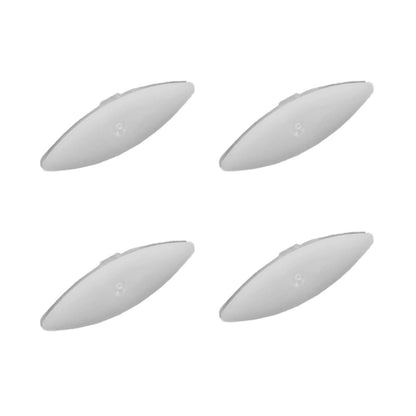 4 Pieces Toilet Seat Bumpers for Kohler, Bidet Lid Rubber White