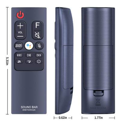 AKB75595326 Remote Control For LG Soundbar MA6 SL10YG SL8YG SL9YG without Voice