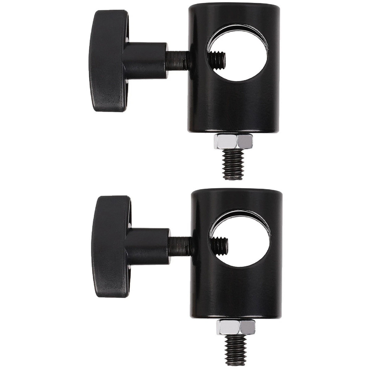 2Pcs SLR Cameras Photography Light 1/4" Screw Adapter Led Support Flash Tripod