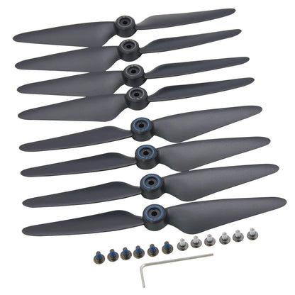 Blomiky 2 Sets 8 Pack F7 Foldable Propellers Replace Spare Pros Compatible...