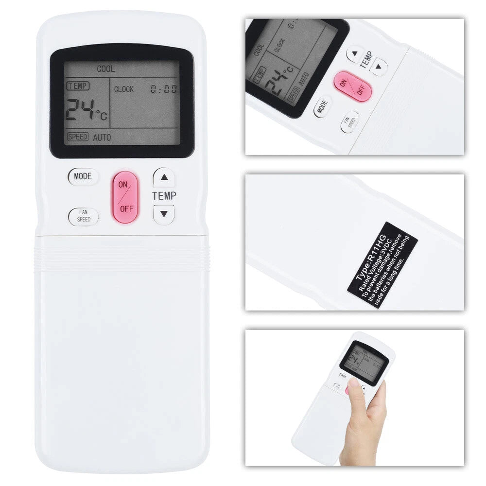 R11CG/E Replacement AC Remote Control For Midea Air Conditioner R11HG/E