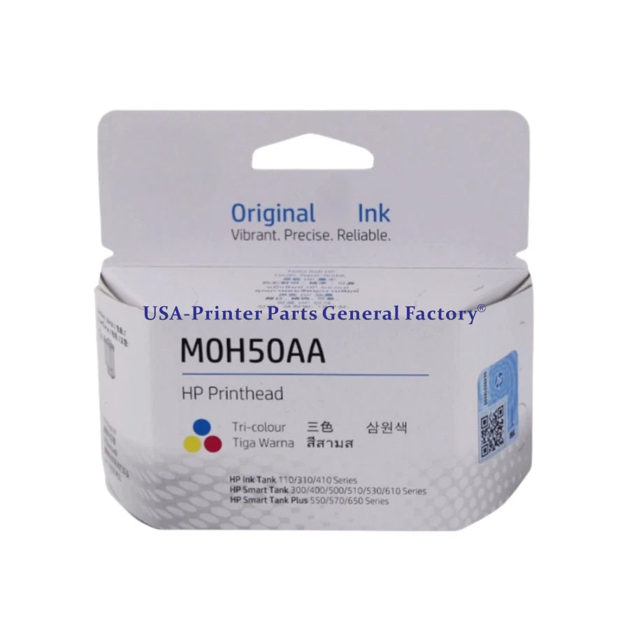 1 Set MOH50AA + X4E75AA Printhead Cartridge For Tank 500 550 570 610 650 510 530