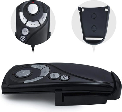 UC7083T Ceiling Fan Remote Control Replacement of Hampton Bay with Black
