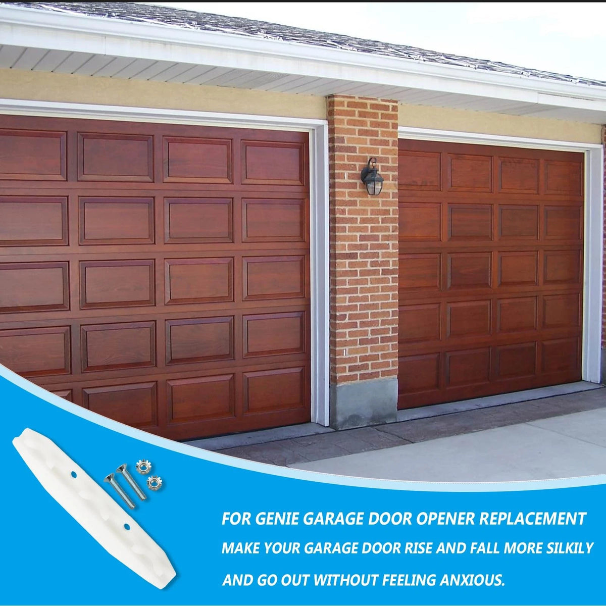 25605R Chain Drive Inner Slide for Genie Garage Door Opener，Compatible White