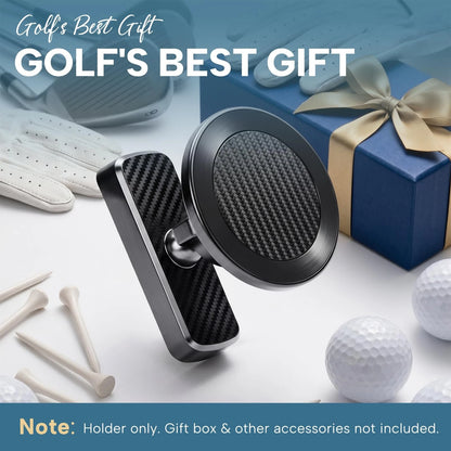 HOOKED ON GOLF Cart Phone Holder Mangetic Black for All Carbon Fiber