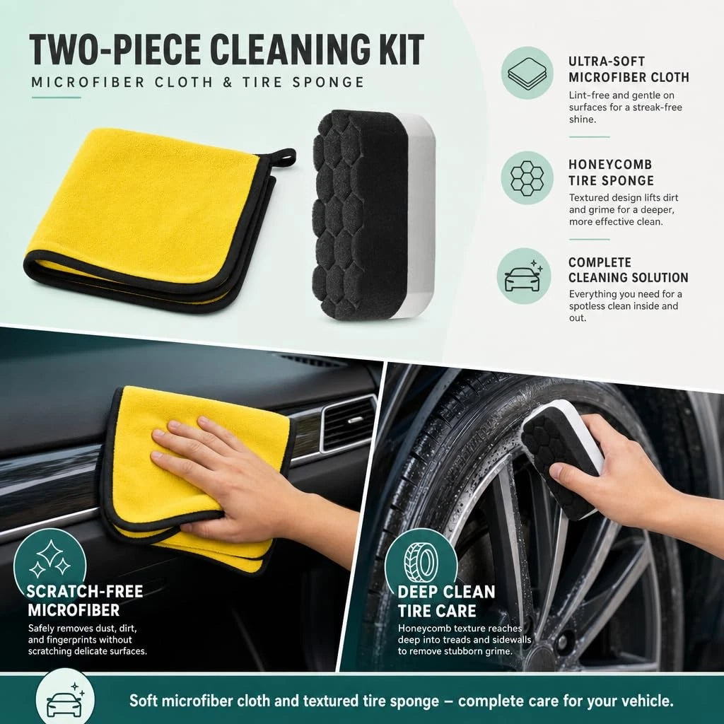 Yungeln 11 PCS Car Wheel Brush kit,Wheel Cleaner Set with and...