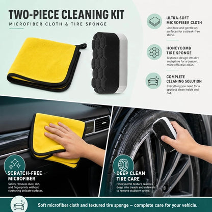 Yungeln 11 PCS Car Wheel Brush kit,Wheel Cleaner Set with and...