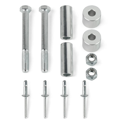 For Peterbilt 379 Lower Roller Bracket Kit Bundle with Rollers & Hardware
