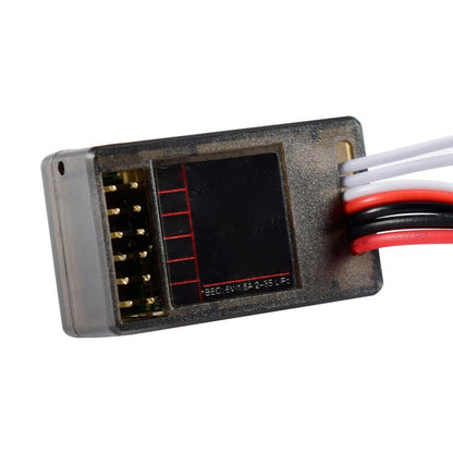 10A Brushed RC ESC 2s/3s Dual Way Brake LED Control for 1/28 1/24 RC Car Model d