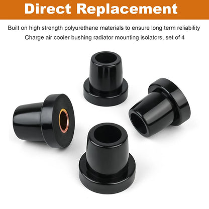 4xCharge Air Cooler Bushing Truck Radiator Mounting Isolators 13-01633 M200-70EP