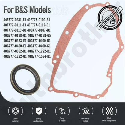2 Pcs 594195 Crankcase Gasket & 795387 Oil Seal Accessories Compatible with...