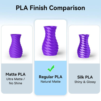 Dynta 3D Printer 1.75 millimeters, 250gx6-black+white+red+green+blue+purple