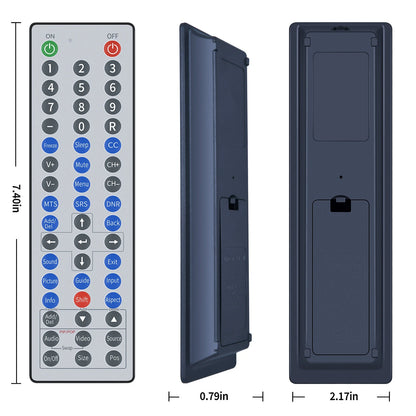 WR-01 Waterproof Remote Control For All SunBrite Outdoor Smart TV SB-V-43-4K-BL