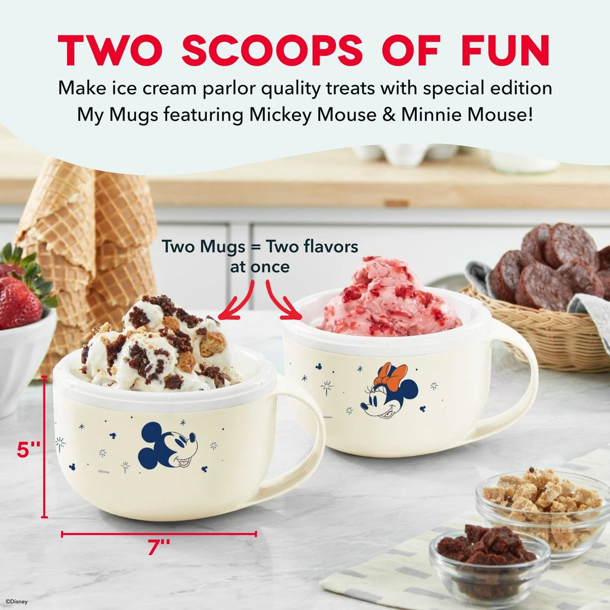 Disney | Dash Mickey Mouse & Minnie My 2 Bowls, &