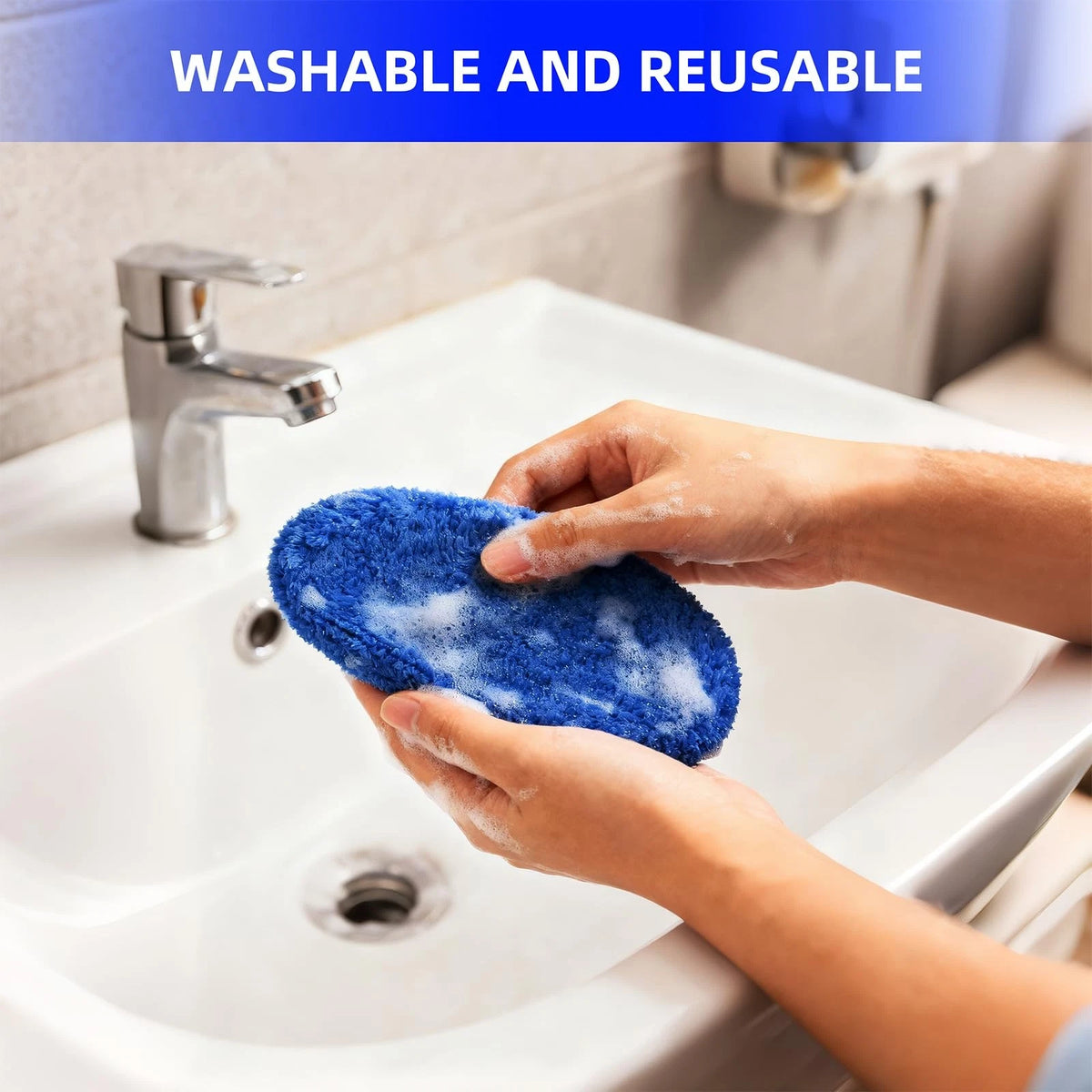 desin Windshield Cleaning Tool, Car Window Cleaner Blue