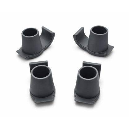 4 Pack Durable Nylon Walker Ski Glides Universal Sliders for Folding Walkers