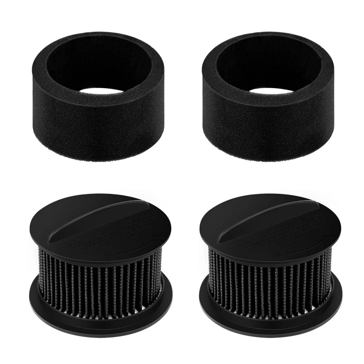 4pc Filter Set Inner Outer Foam For Bissell Rewind CleanView Pet 18M9W 18M9X