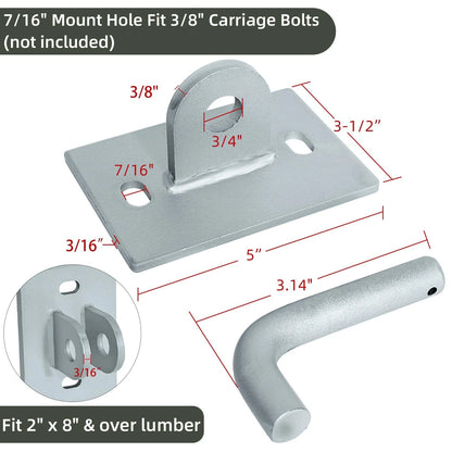 Floating Dock Hinges Hardware,Stationary Connector Hinge Silver
