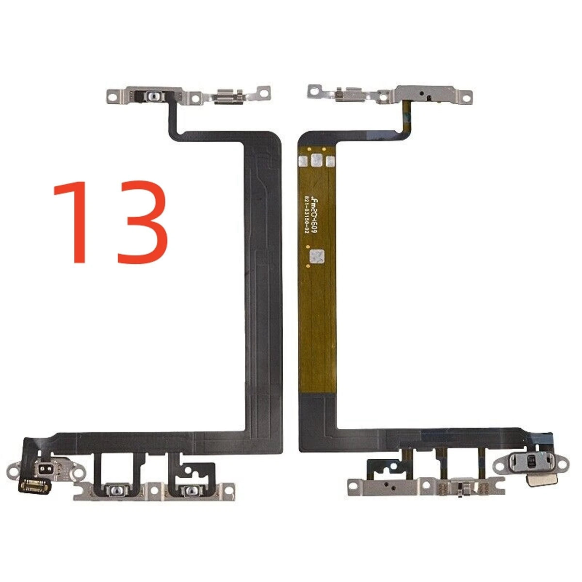 OEM Power Volume Switch Button Flex Cable Wire Adapter Assembly For iPhone 13