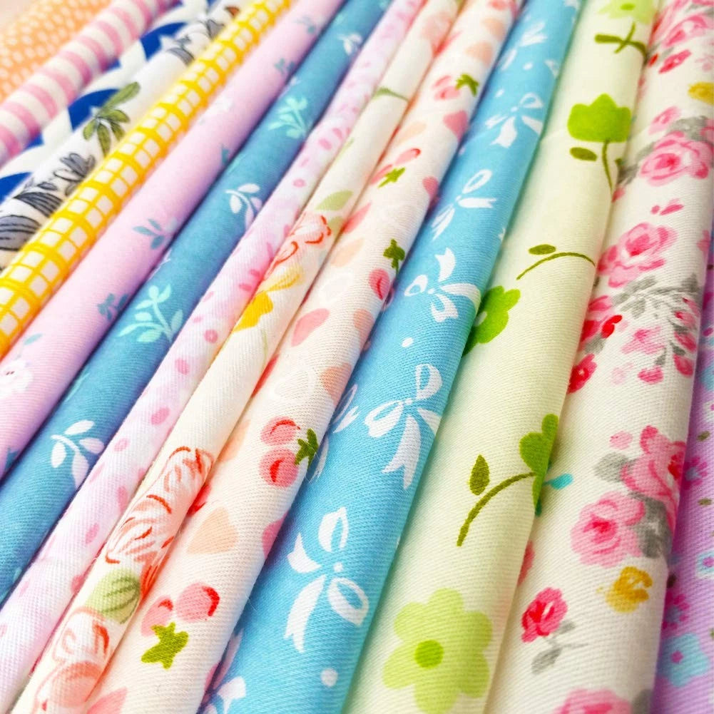flic-flac 25pcs 12 x 12 inches (30cmx30cm) Cotton Fabric Squares