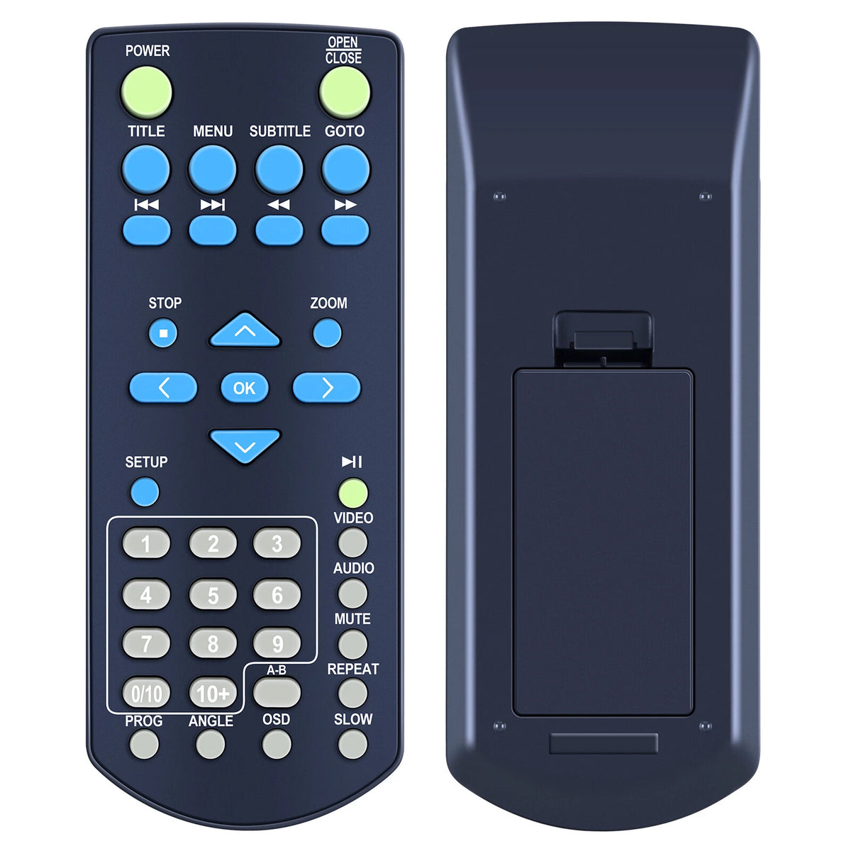 Replacement Remote Control For Capello DVD Player CVD2216 CVD2216BLK