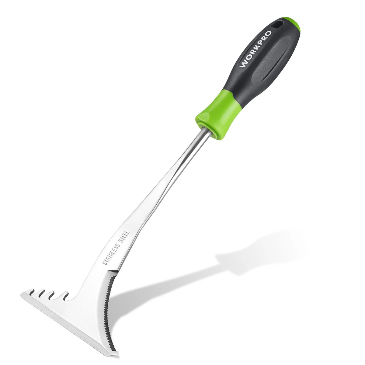 WORKPRO Crack Weeder, 12.5" Stainless Steel Crevice Weeding Green & Black