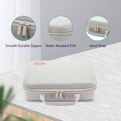 ProCase Hard Travel Extra Large - 11.8 x 8.0 x 3.3 Inch, Silver Gray