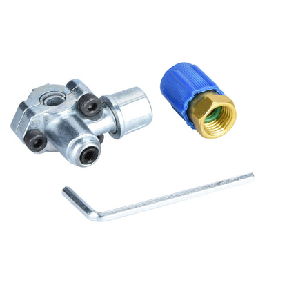 Converts R12 to R134a Metal A/C Retrofit Valve For 7/16" Low Side Port BPV-31