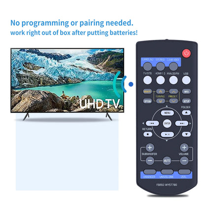FSR50 WY57780 For Yamaha Soundbar Remote Control YHT-S401BL SR-301 NS-BR301