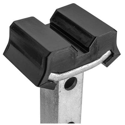 Powerbuilt All-in-One Unijack Pinch Weld Saddle Adapter, Protect Black