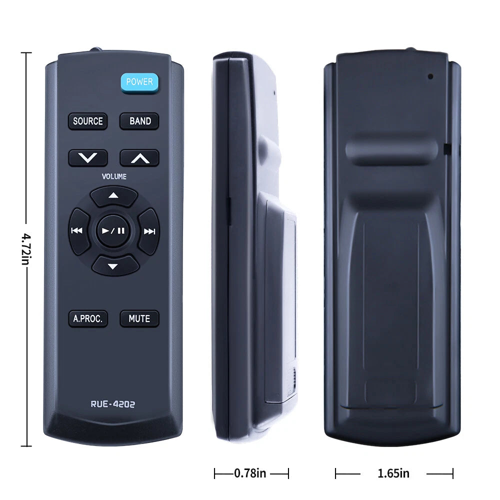 RUE-4202 Remote Control For Alpine Car Radio CDE-143BT CDE-190R CDE-153BT