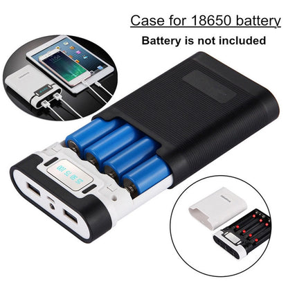 Dual USB Ports 5V/2.5A Portable Power Bank Case Housing With Charging Module