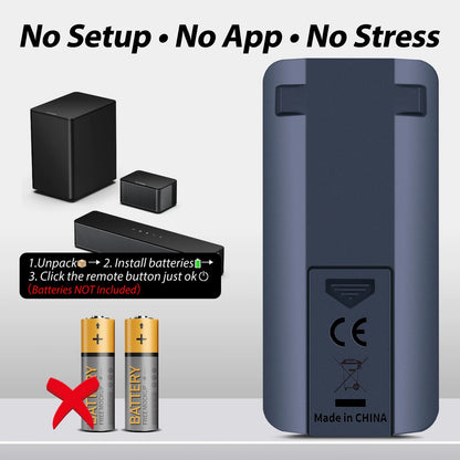 Remote Control For Zvox Multi Level AccuVoice TV Speakers &Soundbars SB380 SB500