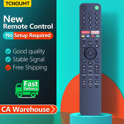 RMF-TX500U Remote Control For Sony TV KD-75X75CH XBR-55A8H XBR-55X950G XBR-65A8H